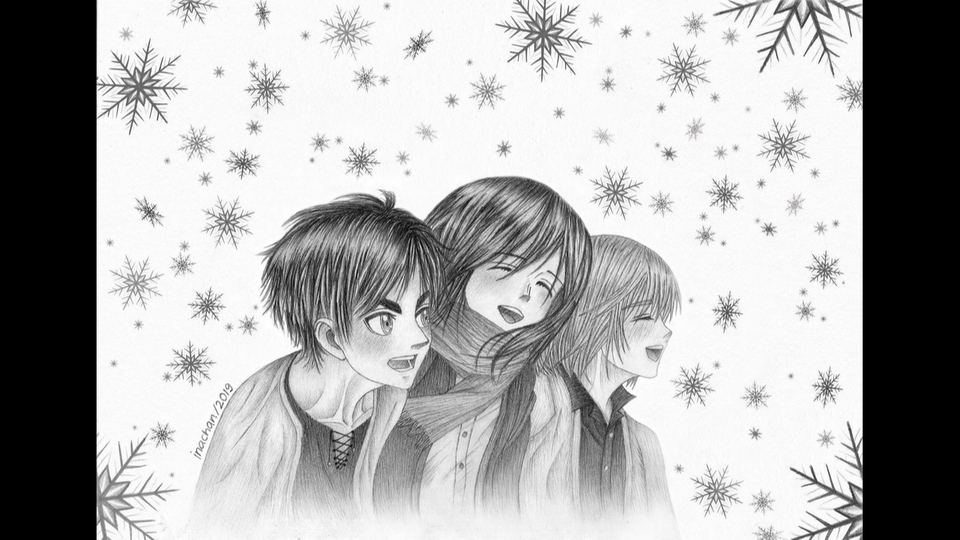 Sketsa Pensil Hitam Putih Murah 200K