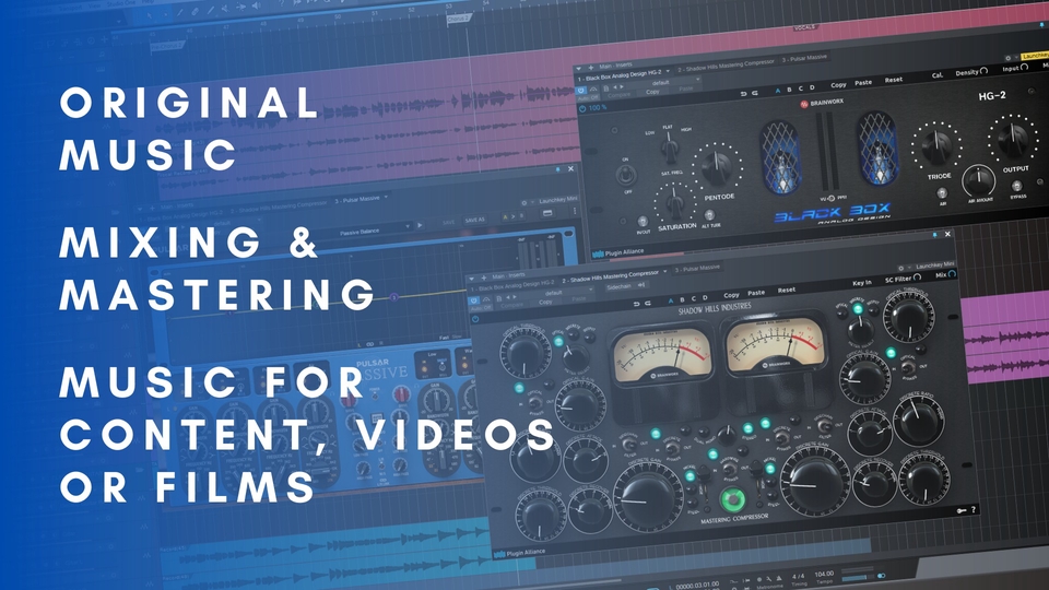 Musik Original, Mixing & Mastering, dan Musik Untuk Konten Video