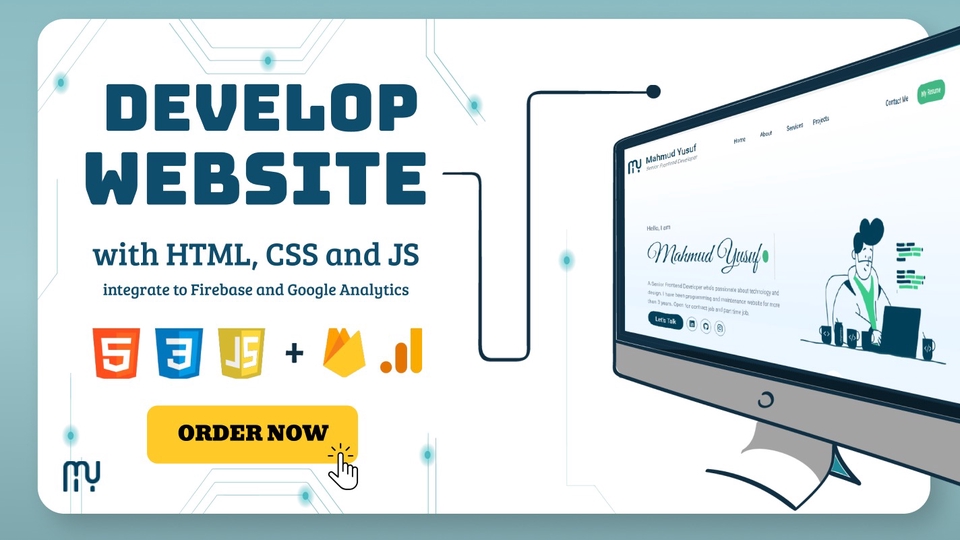 Jasa pembuatan website profesional responsive menggunakan HTML, CSS dan ...