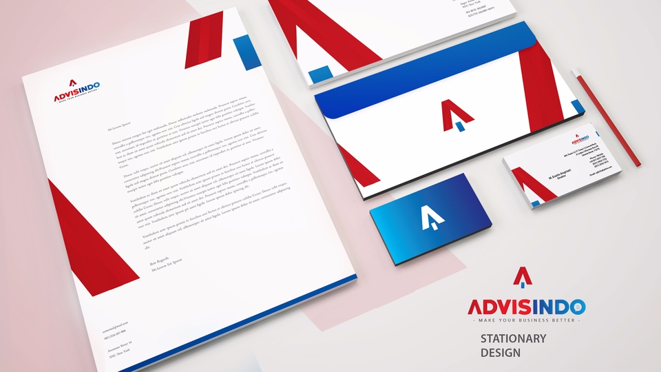 Jasa Desain Stationery (Kartu Nama, Amplop, Letter Head ) Siap Cetak