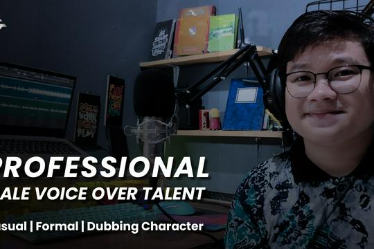 Professional Male Voice Over Talent Unlimited Revisions