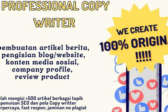Profesional Copy Writer