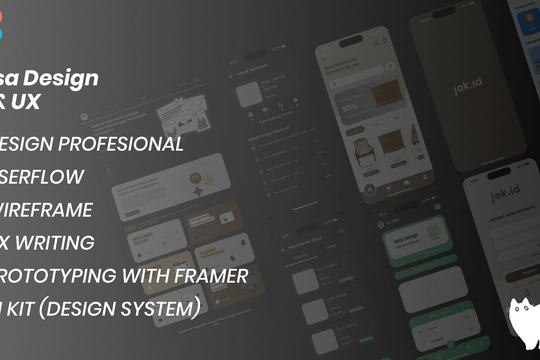 Layout Dll UI/UX Design Profesional Website dan Mobile Include Design System, Auto ...