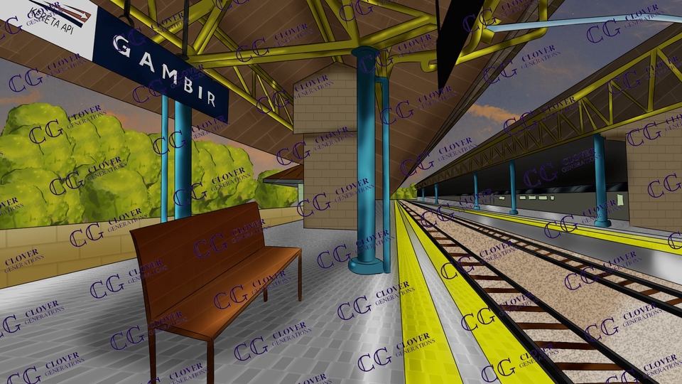 ILUSTRASI BACKGROUND ANIME UNTUK GAME, ANIMASI, ILUSTRASI, DLL