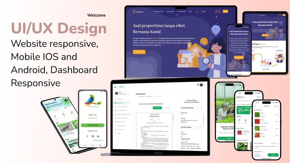 PROMO UI/UX membuat Design Mobile App. Website Responsive, using Figma ...