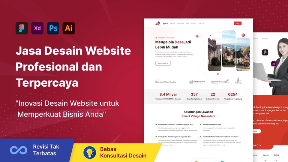 UI/UX Profesional Desain Web | Elegan & Modern Style
