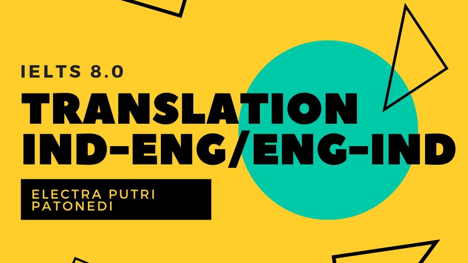 Translation Indonesia x English