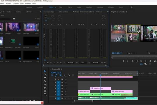 Sound Title PENYUNTINGAN AUDIO VISUAL