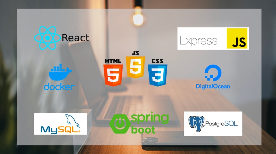 พัฒนาเว็บไซต์ด้วย React, ExpressJS, Spring Boot, MySQL, PostgreSQL