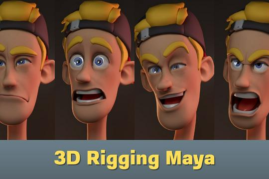 Weight 3d Rigging 3D Rigging / Skin Weight ใน Maya