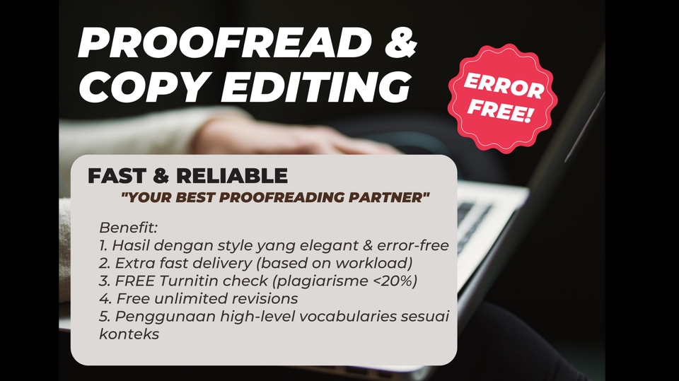 Fast & Professional English Proofread & Copy Editing (+FREE plagiarism ...
