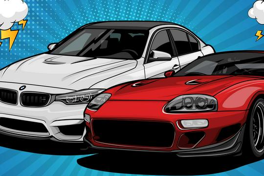 Talking Car Vector Car vector
