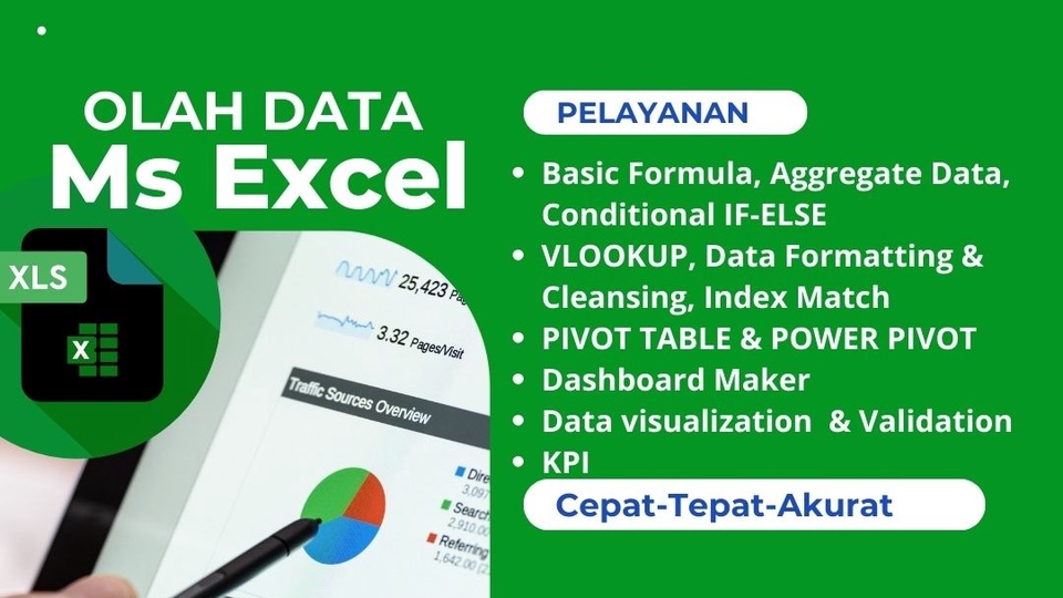 Pengolahan Data dengan Microsoft Excel tingkat basic, intermediate, dan ...