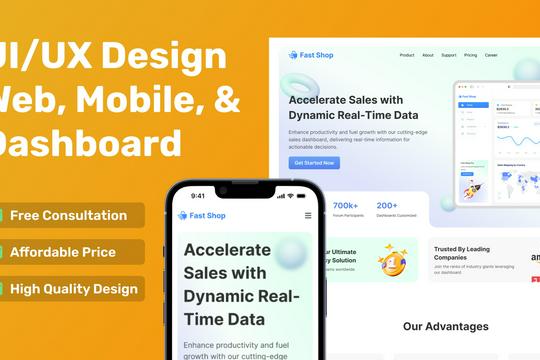 Profesional UI/UX Design untuk Mobile & Website