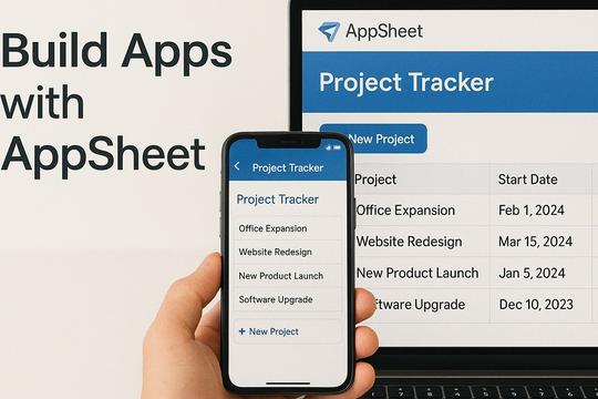 ออกแบบและสร้าง Application ผ่าน AppSheet