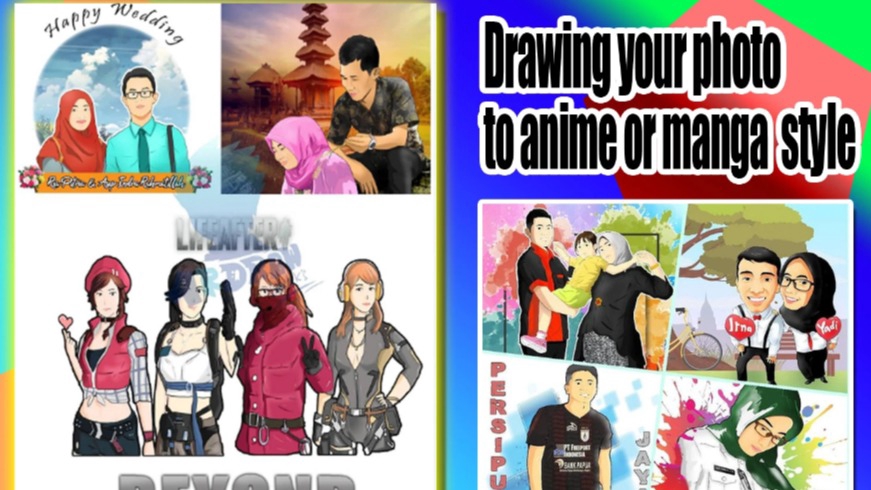 EDIT FOTO JADI GAMBAR ANIME/KARTUN ATAU KARIKATUR KEREN