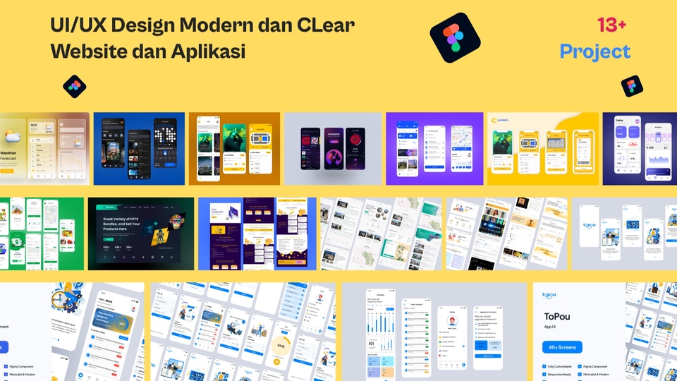 UI/UX Modern dan Clean untuk Web dan Aplikasi