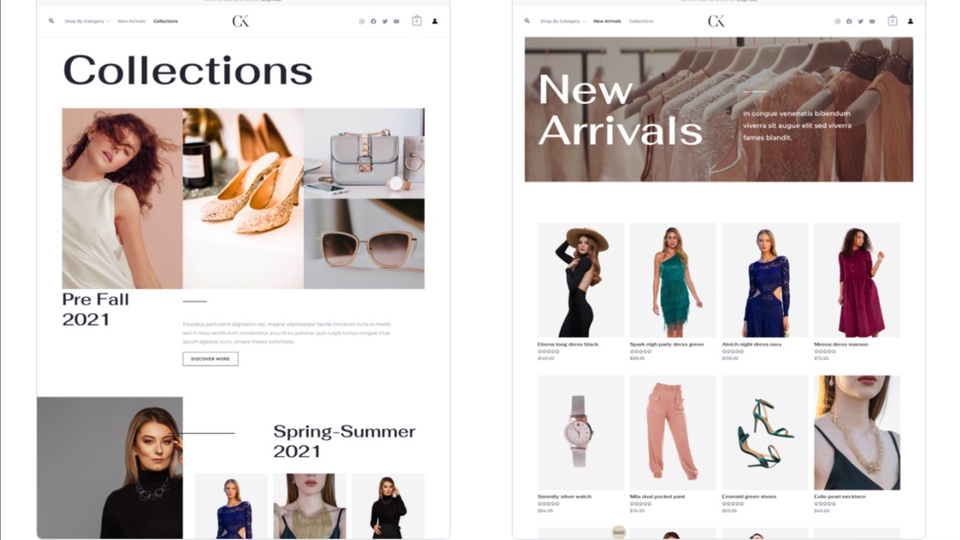 Website Online Shop Ecommerce