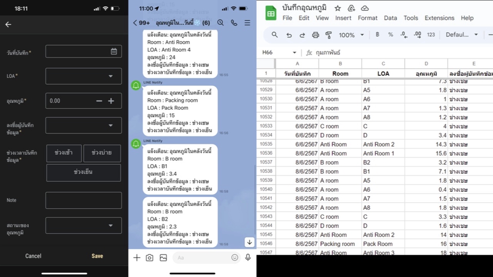 ออกแบบ Google Sheet และส่งข้อความแจ้งเตือน Line Notify เข้าไลน์กลุ่ม
