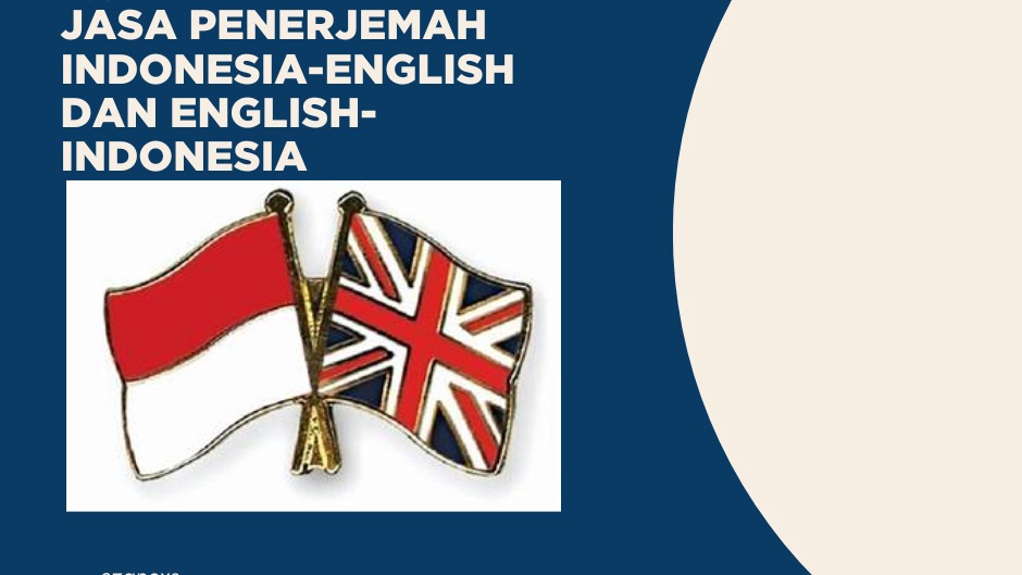 Menerjemahkan bhs indo ke bhs inggris dan sebailknya
