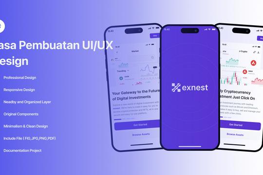 Jasa Desain UI/UX Profesional (Web, Dashbaord, Mobile App) Clean dan ...