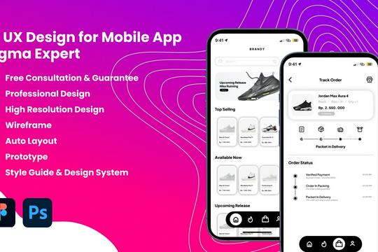 Jasa Modern UI/UX Design Professional Mobile Apps