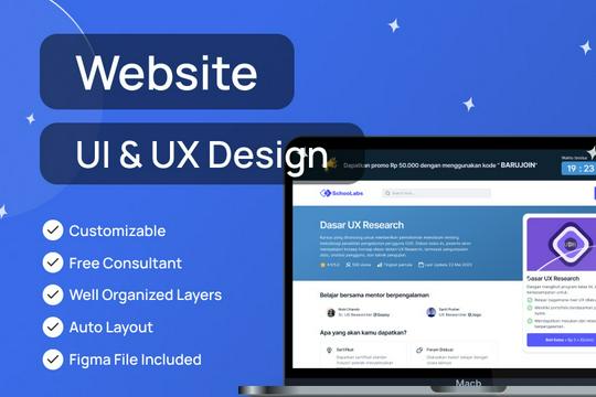 UI/UX Web Responsif Desain | FIGMA