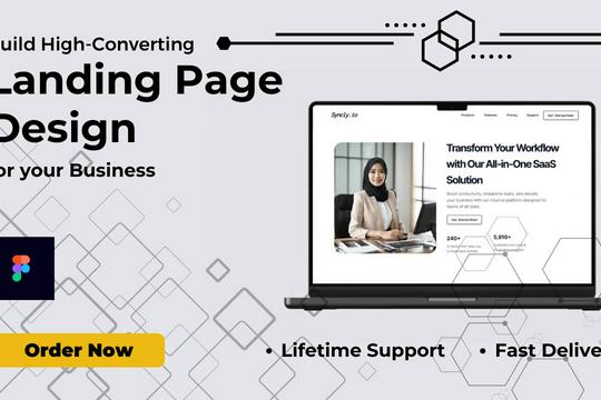 Desain UI/UX Figma untuk Situs Web Profil Perusahaan dan Landing Page