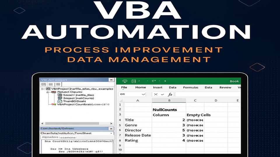 Excel Process Improvement, VBA Development & Data Management