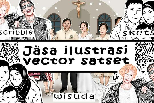 VECTOR / ILUSTRASI FULL BADAN MURAH & SATSET
