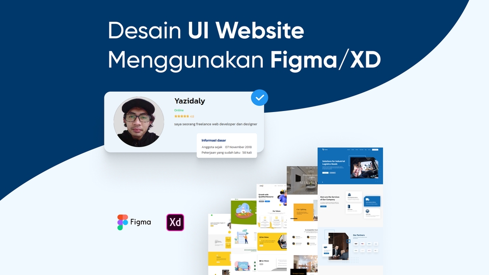 Desain UI/UX Mobile Apps dan Website Figma