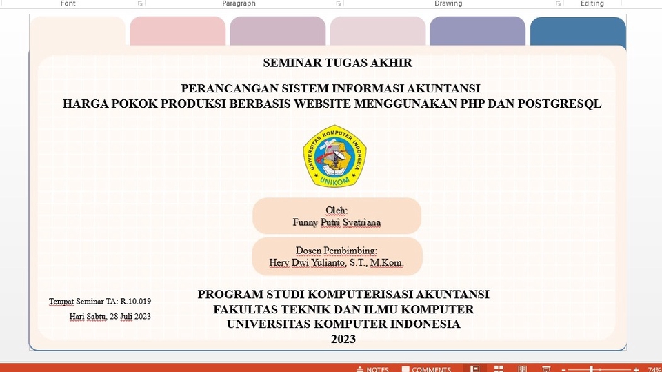 Jasa Persentasi Powerpoint Semua Jenis Tugas Sekolah Kuliah Sempro