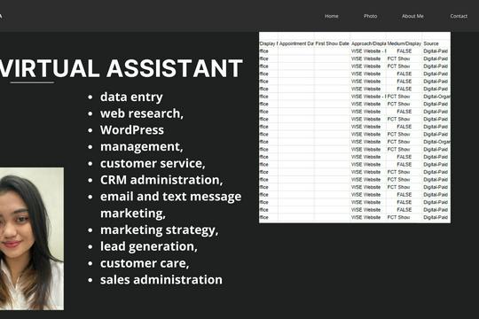 DATA ENTRY DAN VIRTUAL ASSISTANT