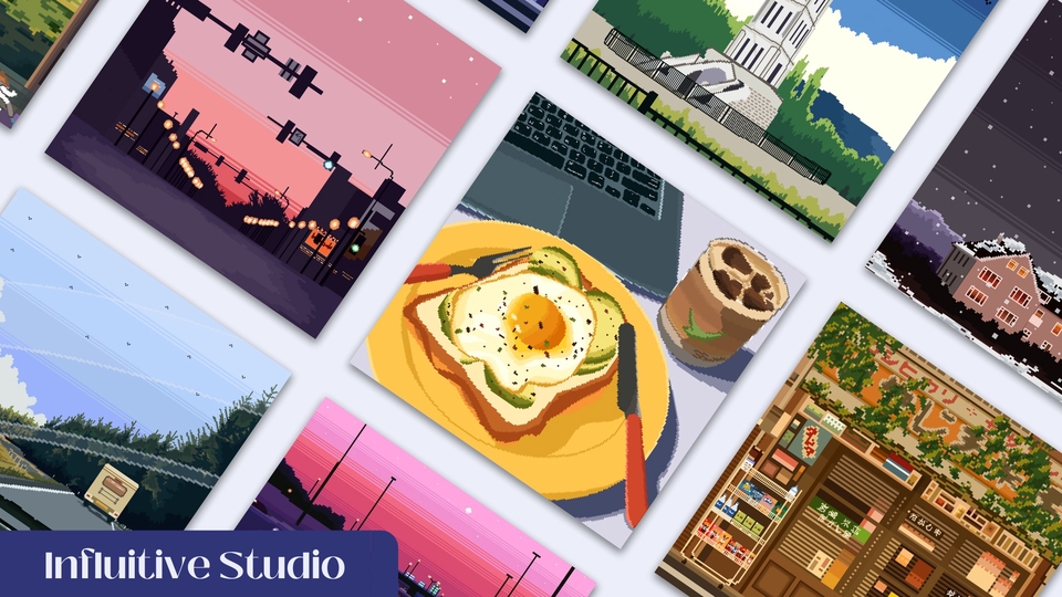 Pixel Art Premium Murah Meriah