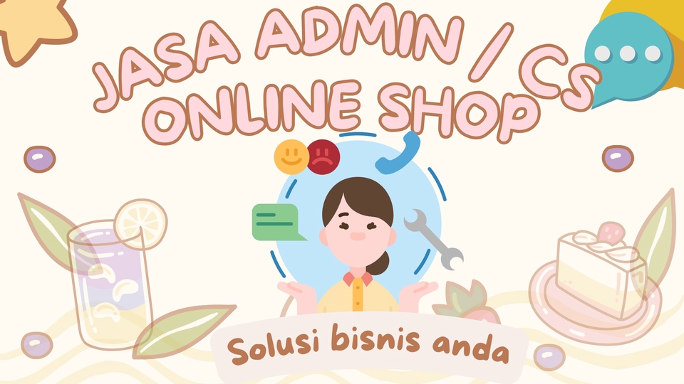 ADMIN CUSTOMER SERVICE ONLINE SHOP WA/SOSMED/MARKETPLACE/ADMIN DATA ENTRY