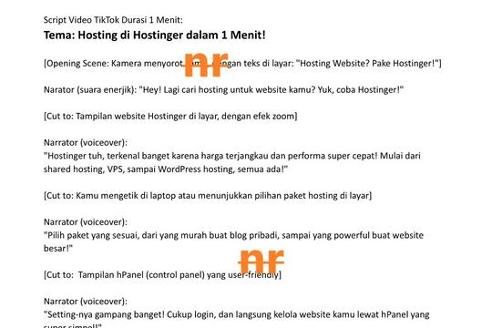 Menulis Script Penulisan Artikel, Penulisan Script untuk Konten, Penulisan Dokumen ...