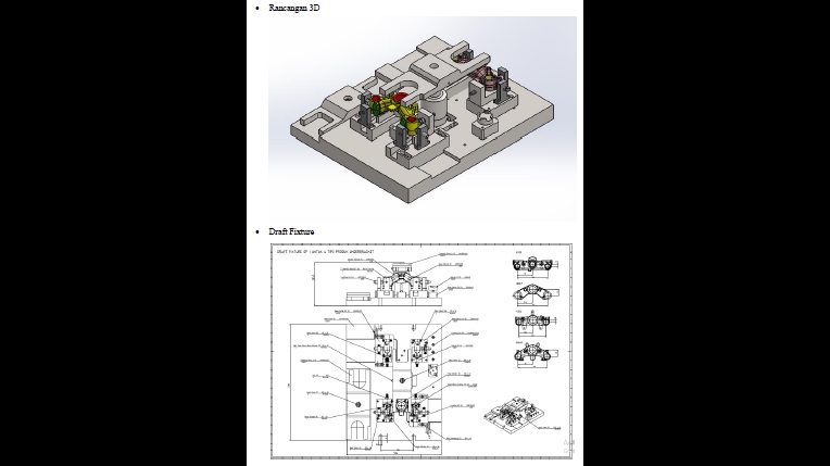 Design and Drafting using CAD/CAM software