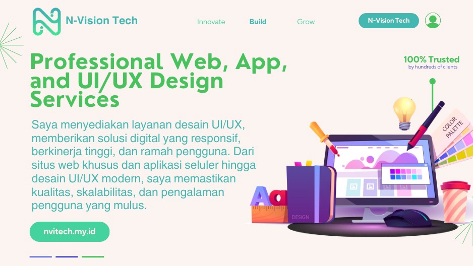 Jasa Pembuatan Desain Web & UI/UX Design – NViTech