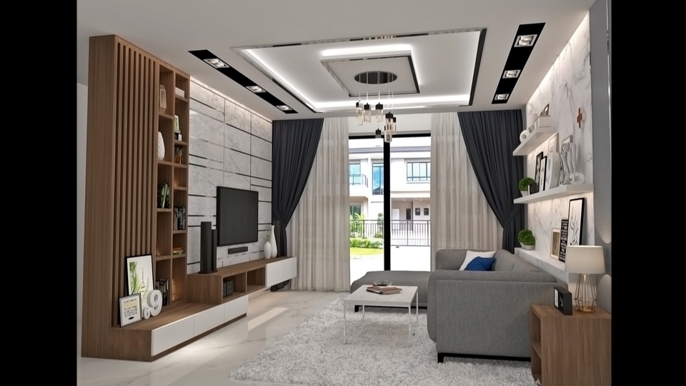 รับงานเขียนแบบ 3D PERSPECTIVE ออกแบบตกแต่งภายใน บ้าน/คอนโด/Kiosk/Shop
