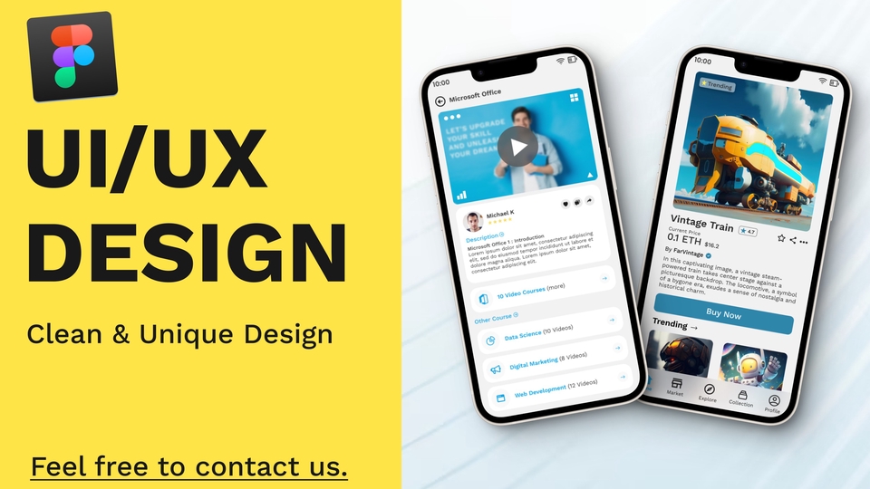 Jasa UIUX Design Mobile App Modern