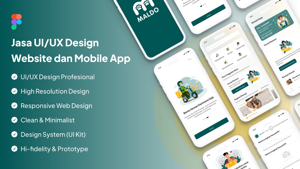 Jasa UI/UX Design Website/MobileApp (Incl. UX Research, Design System ...