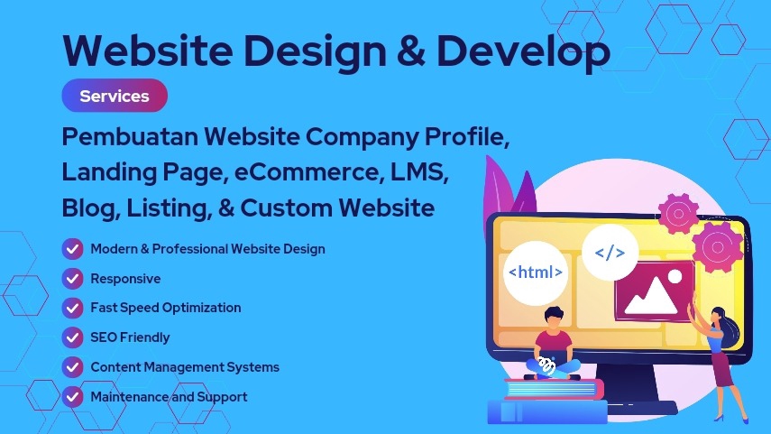 Pembuatan Desain Website Profesional Front End | Wordpress | UI UX ...