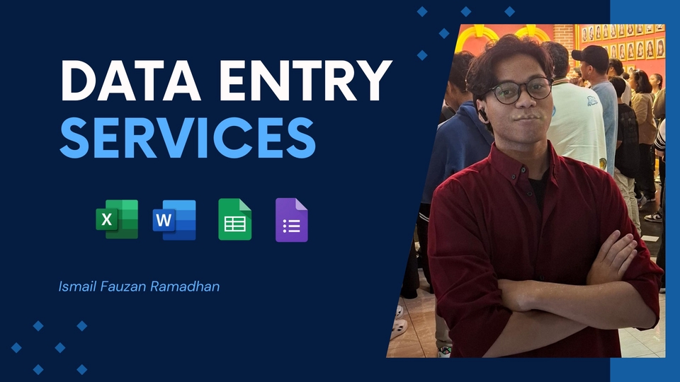 Entri Data Excel, Spreadsheet, Word