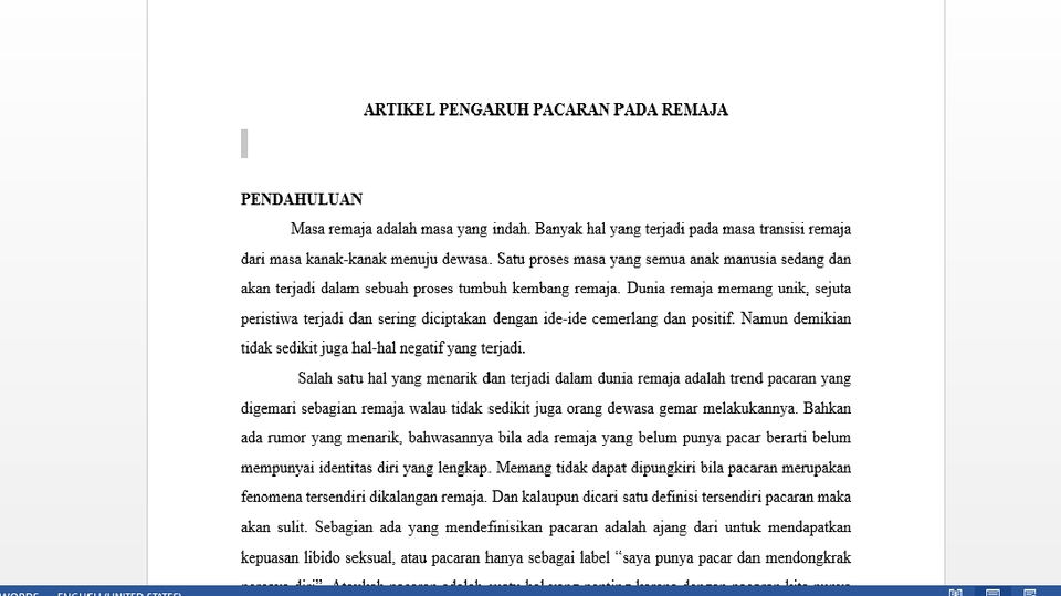 Jasa Pengetikan Tugas Makalah Dan Karya Tulis Ilmiah