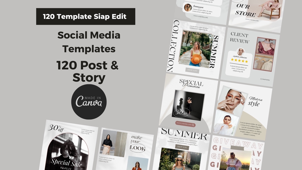 120 Template Sosial Media dengan Canva