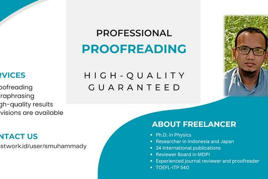 Professional Proofreading (EN/ID): Elevating Quality, Speed, and Peace ...