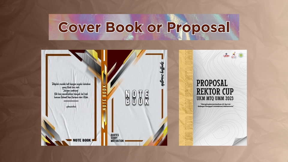 Desain Cover Book & Proposal