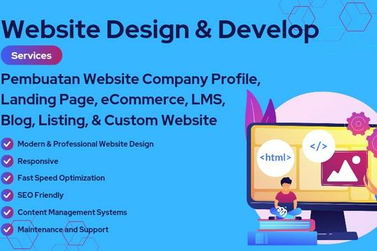 Pembuatan Desain Website Profesional Front End | Wordpress | UI UX ...