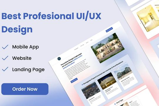 Desain UI/UX untuk Website, Mobile App dan Landing Page
