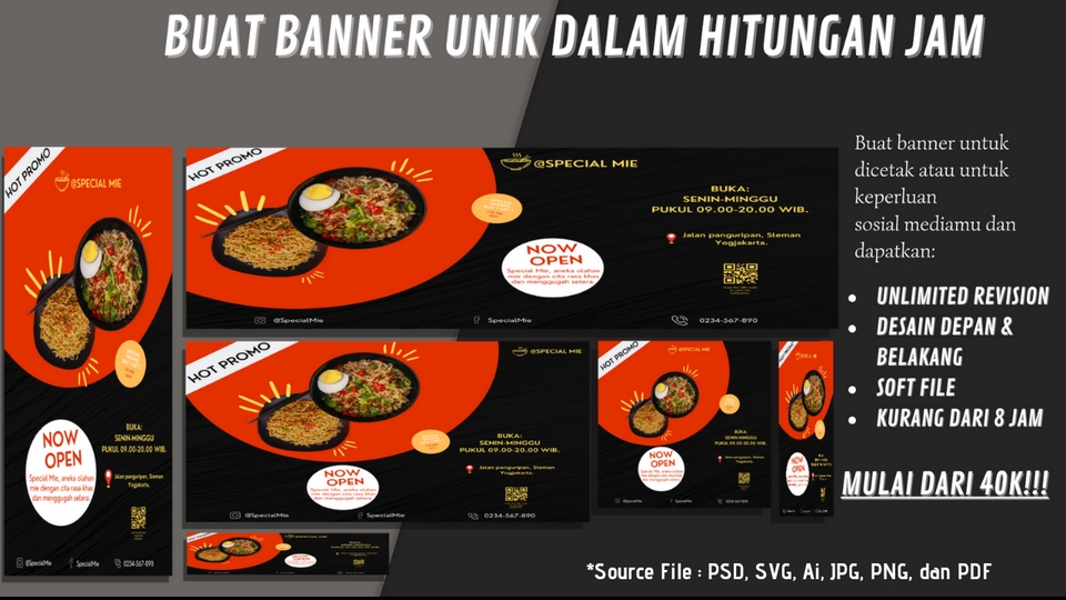 Desain Banner Unik Dalam Hitungan Jam